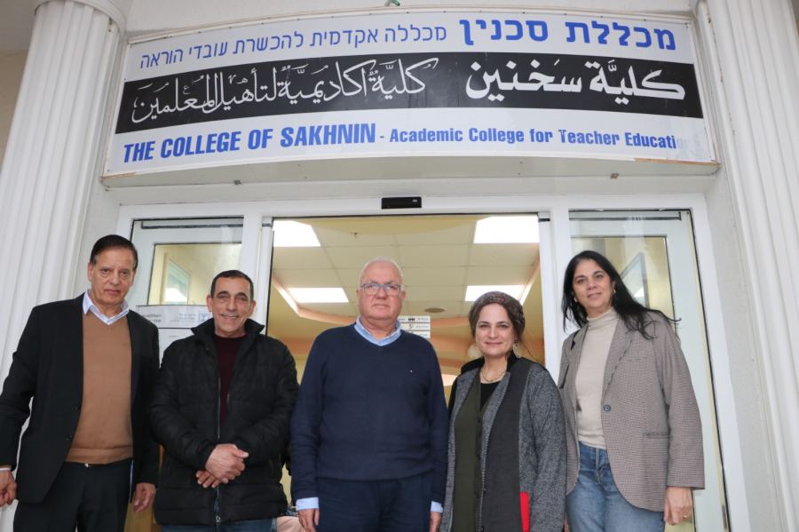 كلّية سخنين الأكاديميّة تستقبل المديرة الجديدة لقسم التأهيل الأكاديمي في وزارة التّربية والتّعليم داسي بيري